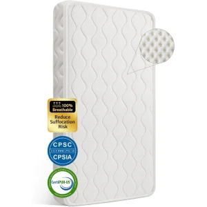 100% Breathable Crib Mattress,
